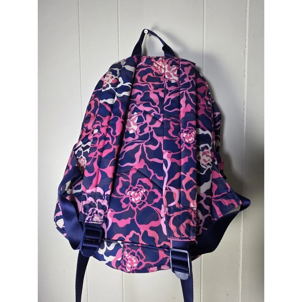 Vera Bradley Lighten Up Just Right Backpack Katalina Pink Camo Floral Bag